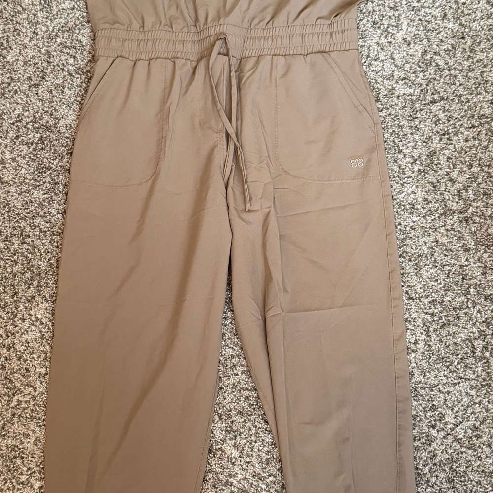 Albion Taupe Drawstring Joggers